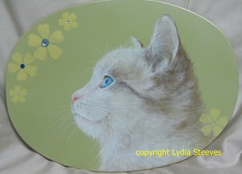Springtime Kitty Acrylic e-Packet
